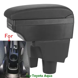 For Toyota Aqua Armrest Box For Toyota Prius C Aqua Car Armrest Storage Box Dedicated Retrofit parts Interior Car Accessories