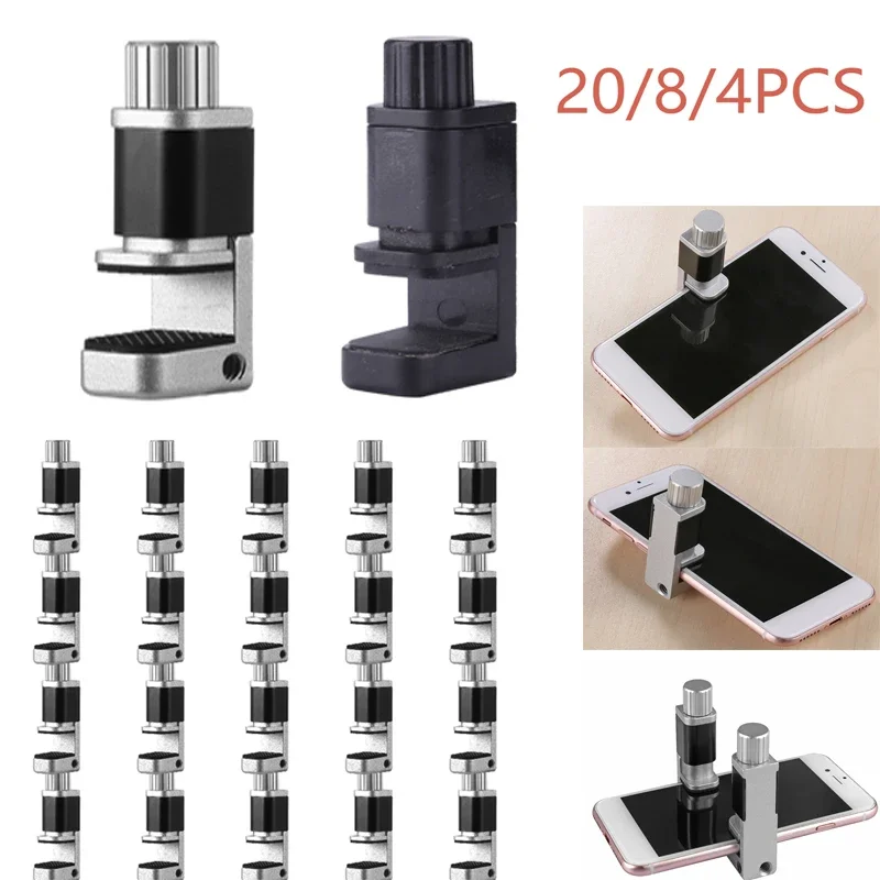 

20/8/4PCS Universal Fixture Clamp Holder Adjustable LCD Screen Fixing Fixture Clip Plastic Metal Fastening Clamp for IPhone