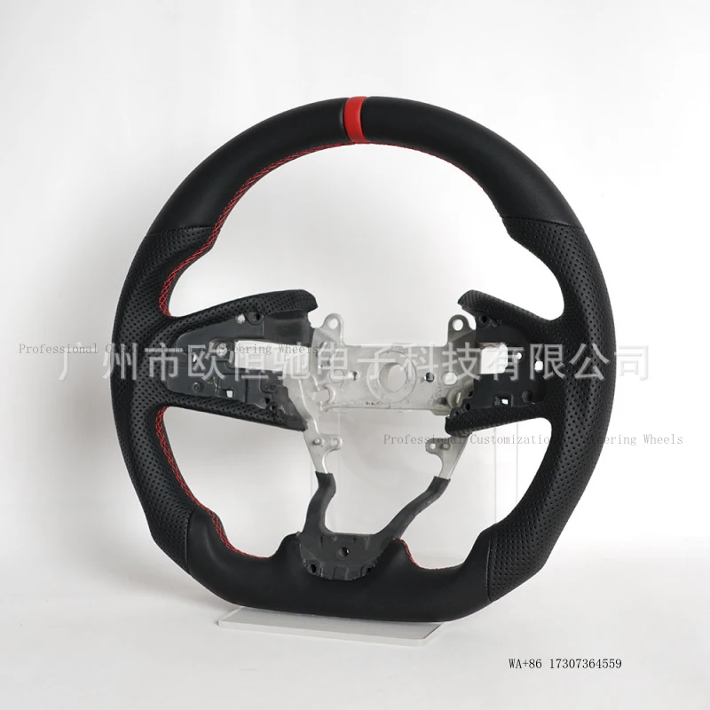 Cross-border bestseller: Full leather car steering wheel modification for Honda Civic 16-21 models (US version)
