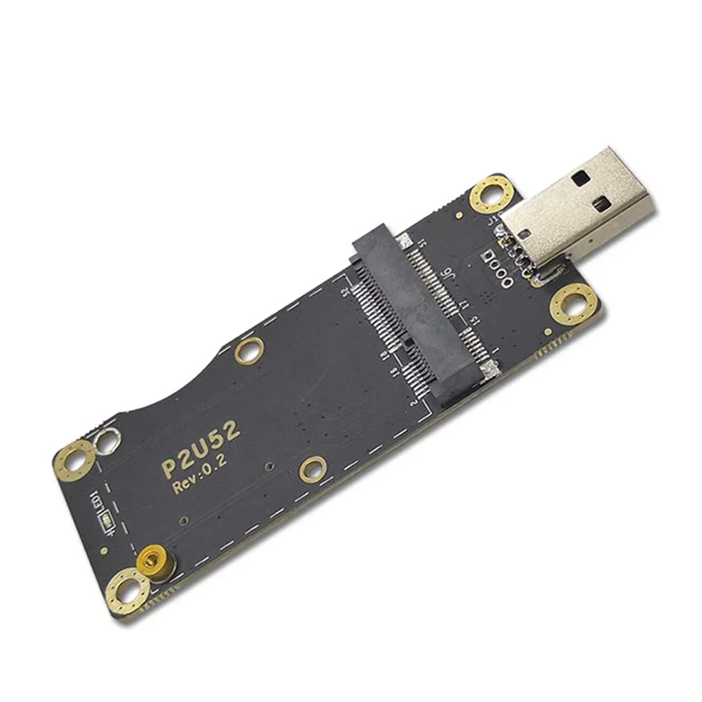 Плата разработки модуля 4G LTE, промышленный мини-адаптер PCIe к USB со слотом для SIM-карты для беспроводного модуля WWAN/LTE 3G/4G