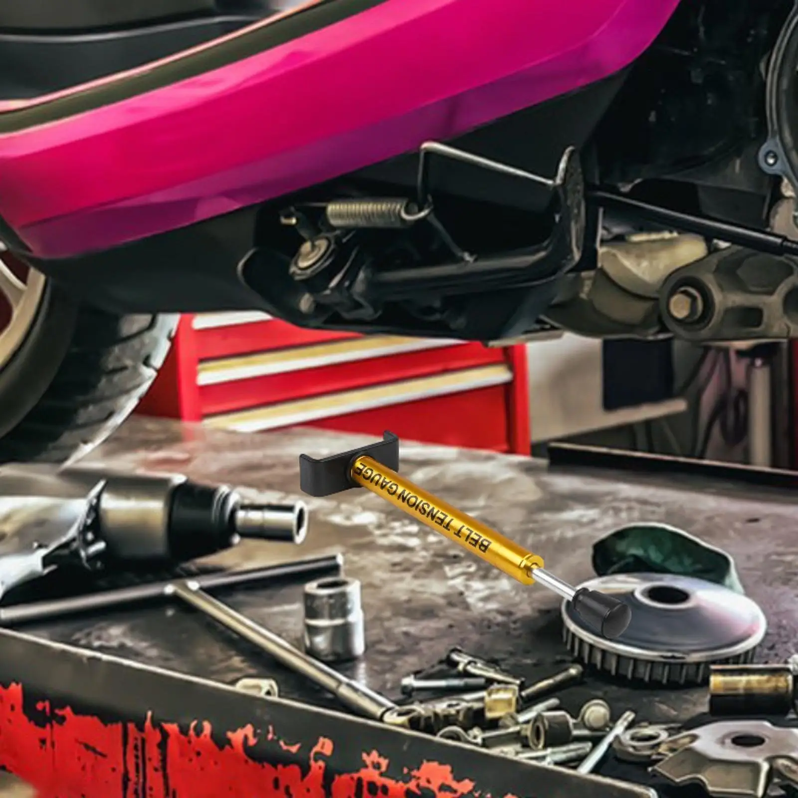 

Датчик натяжения ремня Портативный Нескользящий Техническое обслуживание Простота в использовании Регулируется