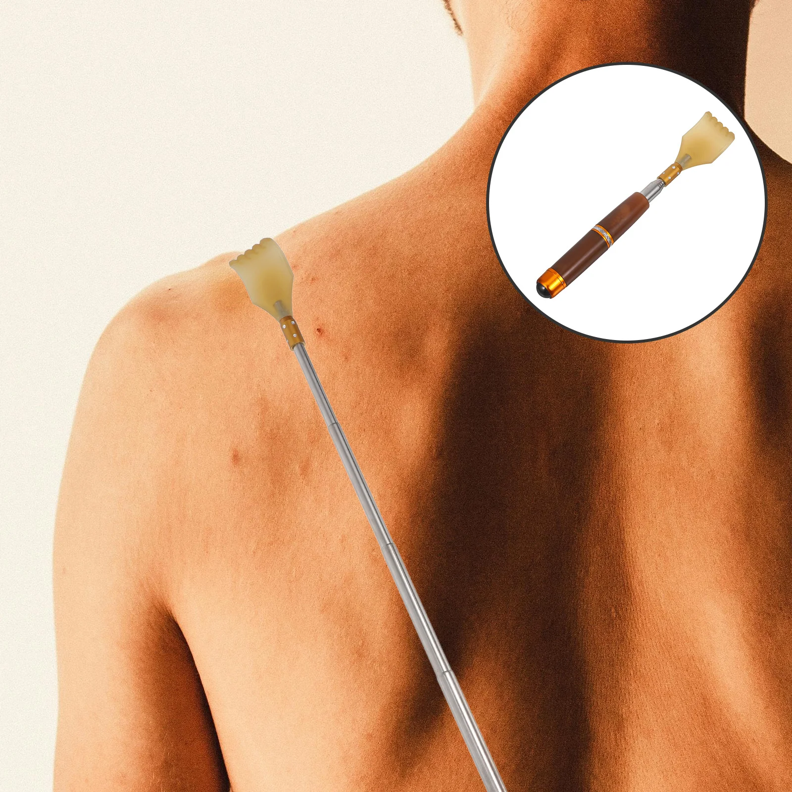 

Двойной вращающийся шарик, скребок для спины, роговой материал, портативный ручной массажер, инструмент для снятия стресса