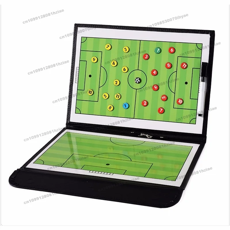 Leather Football Tactical Board Match Coach Tactical Board Professional Board Match Leather Folding