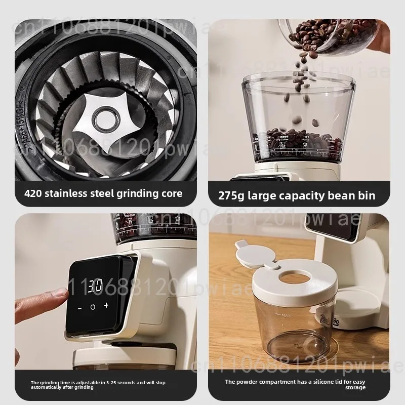 40 مللي متر طحن إعداد حبوب القهوة مطحنة كهربائية موكا اسبريسو تعديل ماكينة القهوة للمنزل والمطبخ