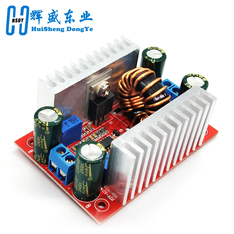 DC 400W 15A Step-up Boost Converter Constant Current Power Supply LED Driver 8.5-50V to 10-60V Voltage Charger Step Up Module