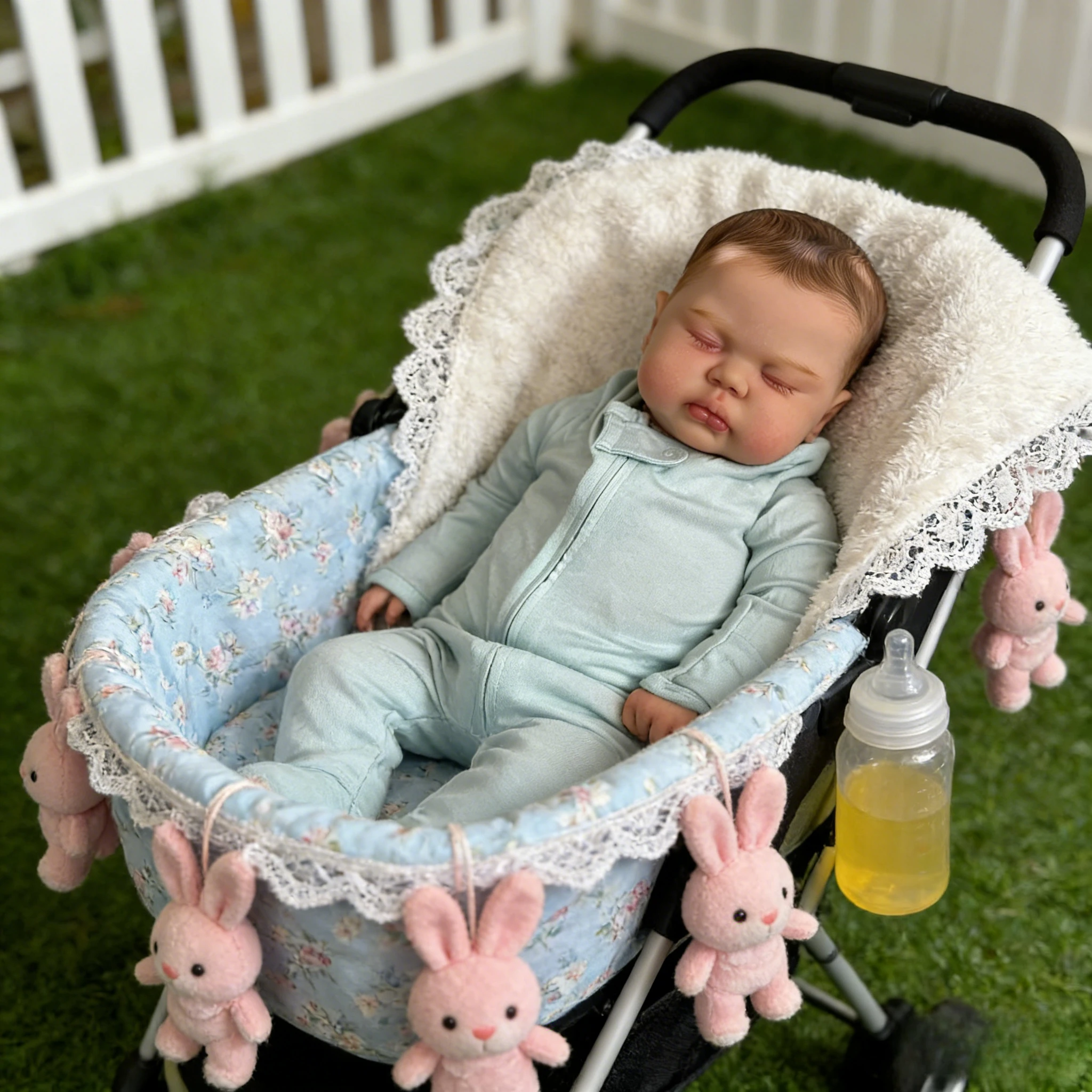 Muñeca Reborn Pickle de 60CM, cuerpo suave, muñeca Reborn realista con pintura 3D, venas visibles, pelo pintado, muñeca de alta calidad