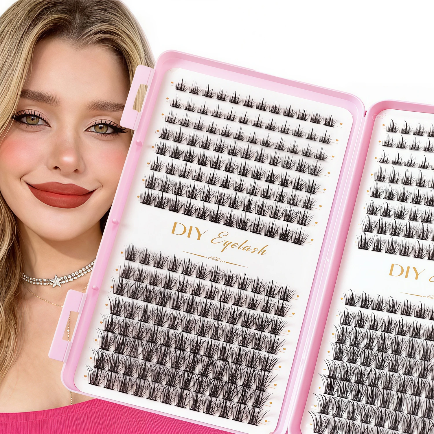 32 Rows of Fairy Eyelashes, Thick and Natural, Mixed with European and American Style