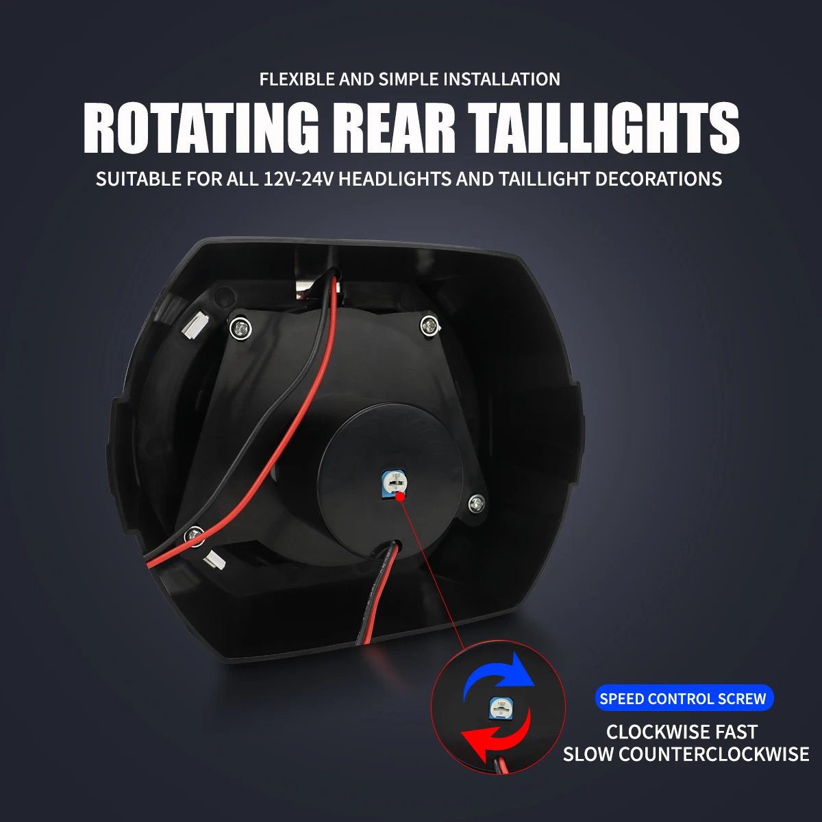 2PCS LED RGB 3 Inch App Control Angel Eye Dynamic Pattern Decorative Light 12-24V Headlights Taillights Decoration Accessories