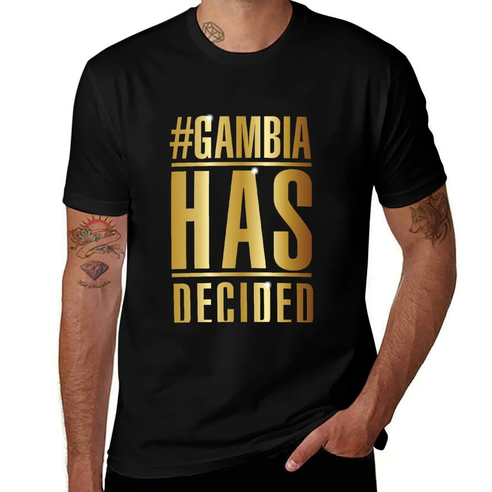 

#GambiaHasDecided T-Shirt Anime t-shirt shirts graphic tee man t shirt plus sizes vintage t shirt men