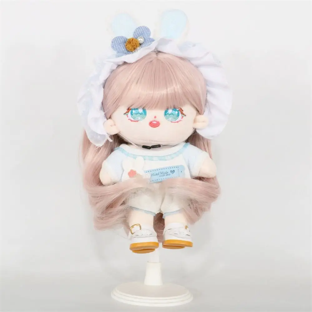 

Градиент цвета 20 см Хлопковый парик куклы Сладкая красочная кукла Длинные вьющиеся волосы Парик Черный Ручная работа 20 см Хлопковая кукла Волосы Кукла Декор