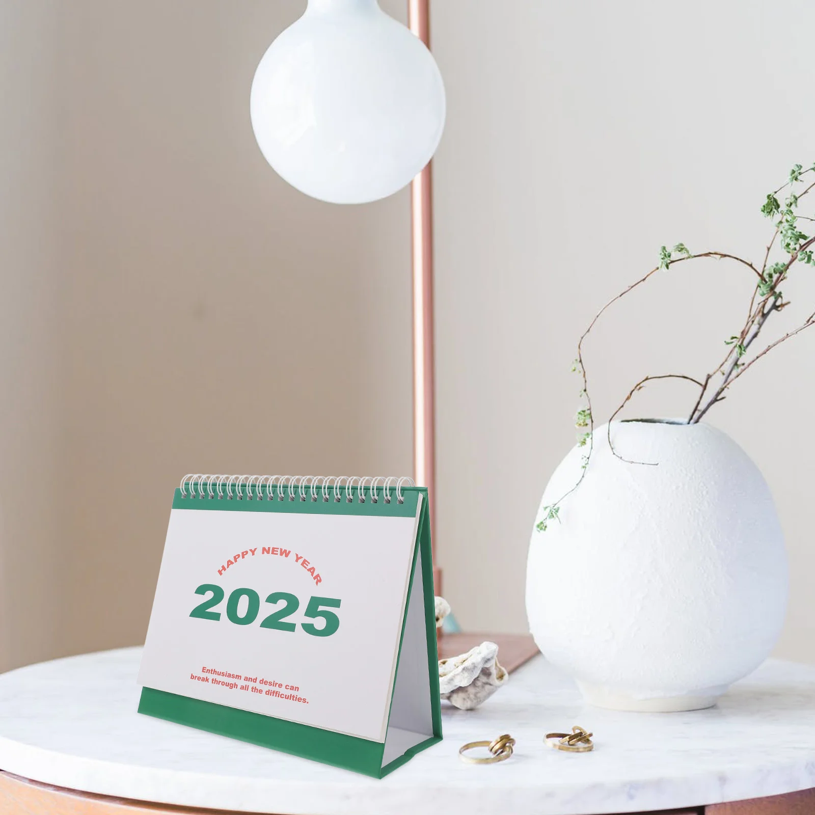 2025 Mini Flip Desk Calendar Cute Portable Planner Book Standing Office Home Decorative Academic Monthly Calendar For Students