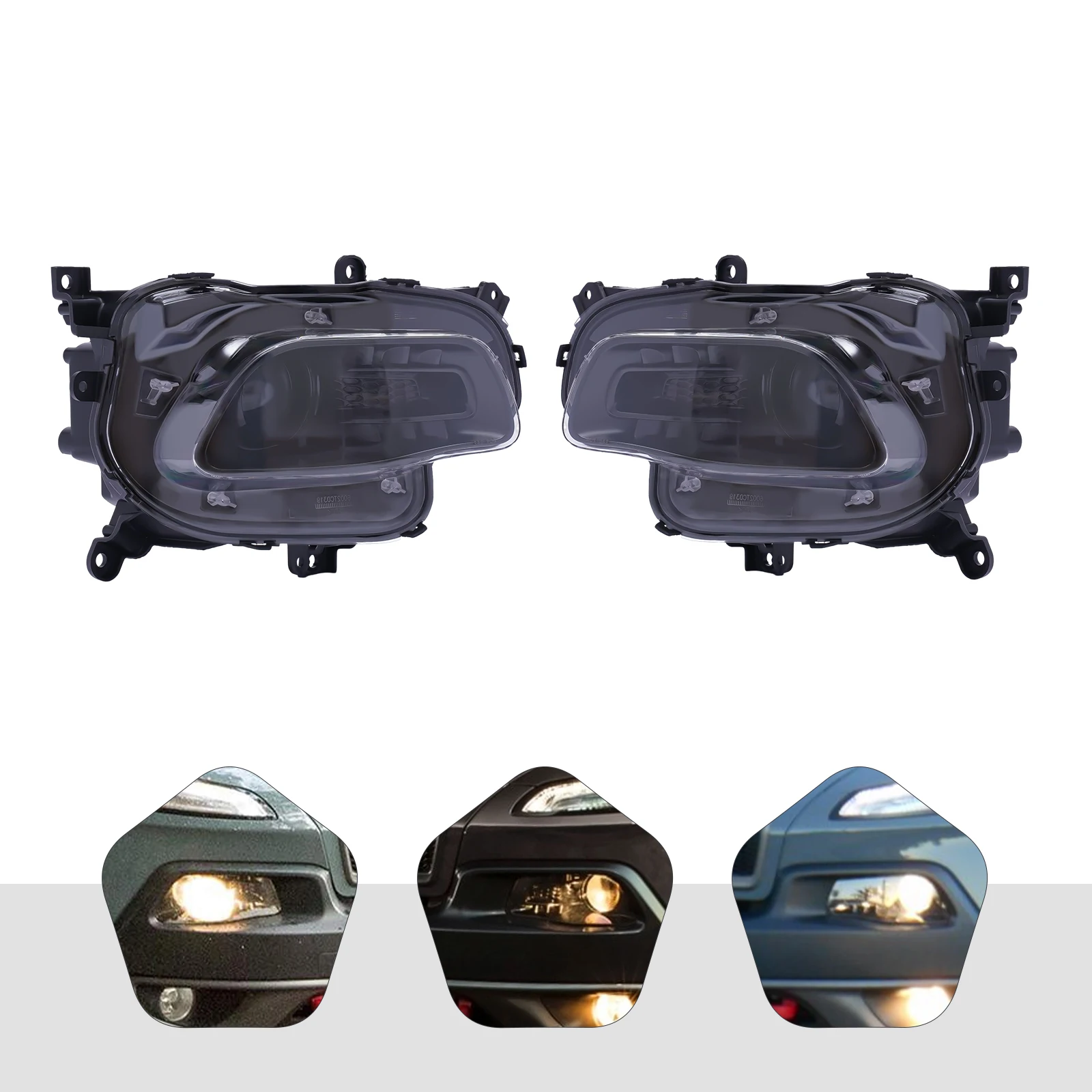 

HID / Xenon Headlight Headlamp Left & Right Side For 2014-2018 Jeep Cherokee