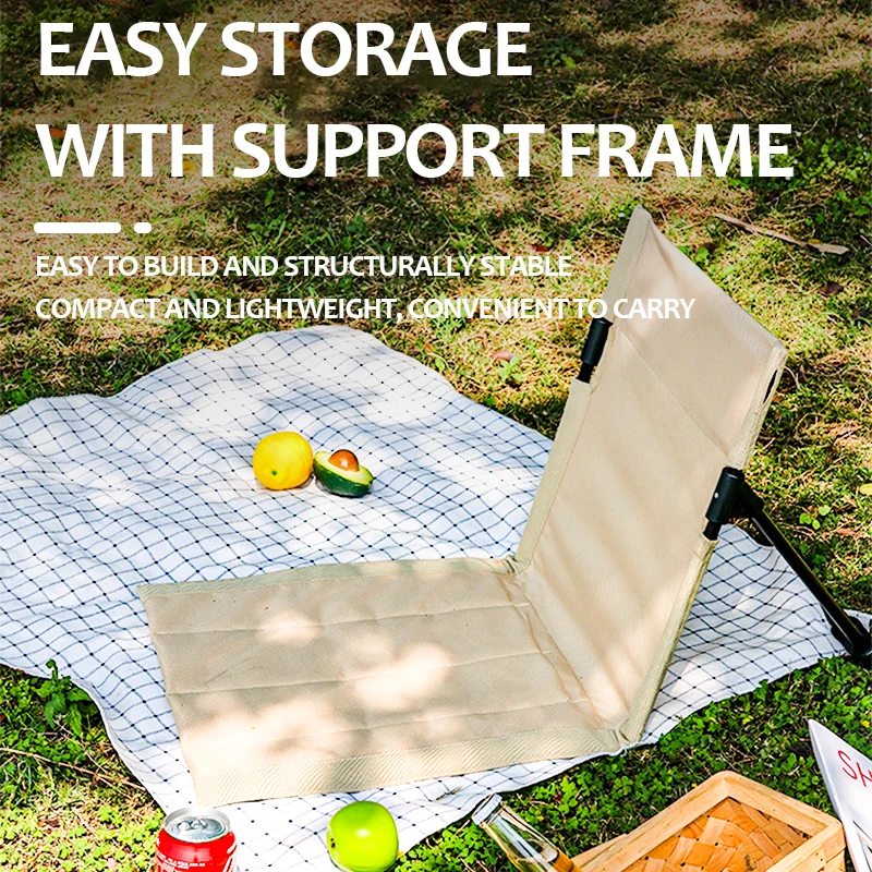

Outdoor Japanese camping lightweight comfortable folding chair Park leisure beach portable aluminum alloy single chair