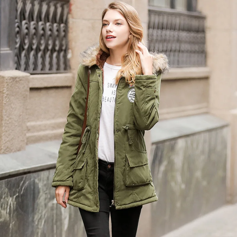 Johnature Neue Parkas Weibliche Frauen Winter Mit Kapuze Mantel Verdickung Baumwolle Winter Jacke Frauen Warme Parkas für Frauen Winter