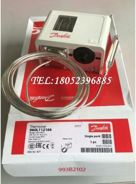 2025 Danfoss KP77 Temperature Switch 060L112166 Temperature Controller Original Imported Genuine