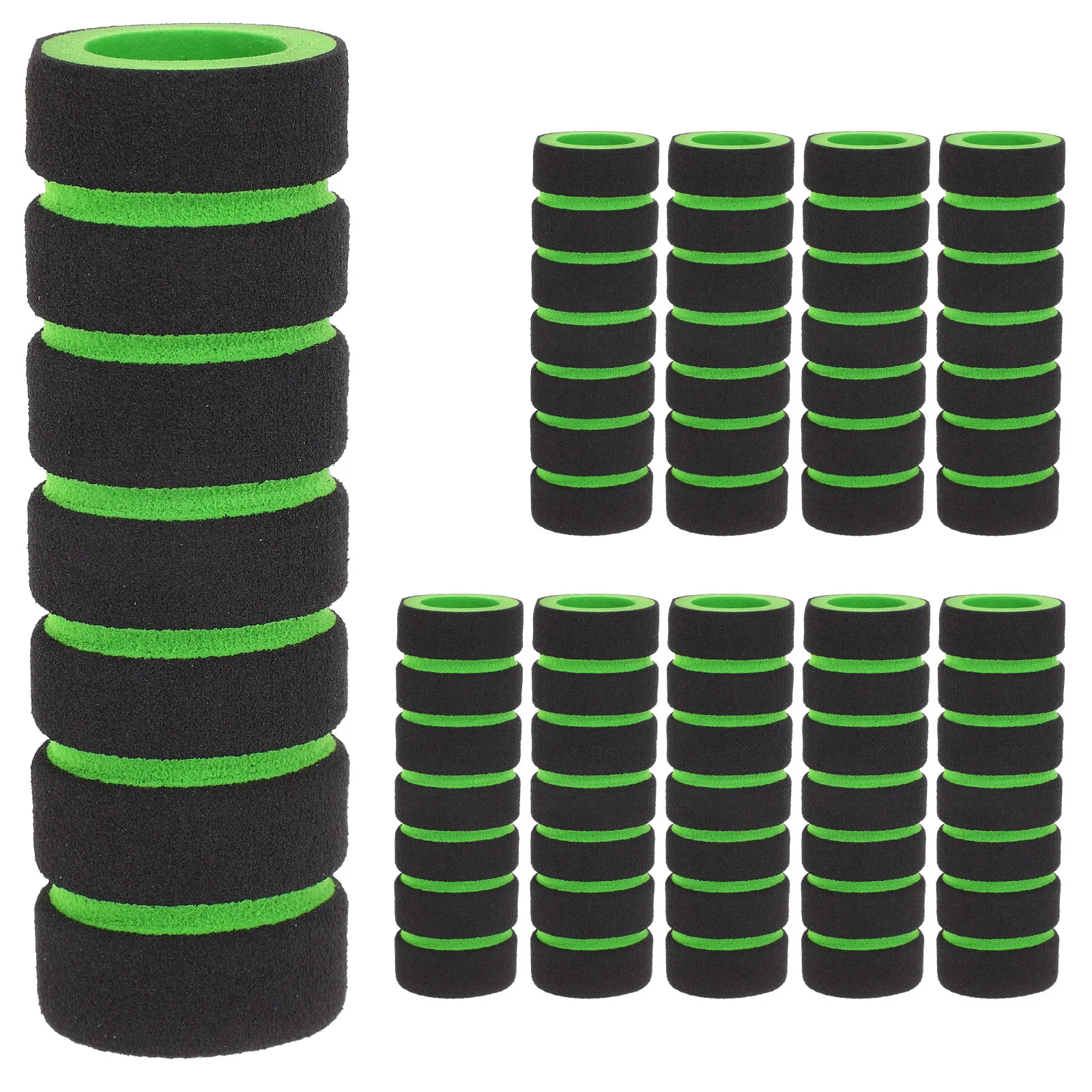 Rodillo de esponja para ejercicio de manga de máquina de entrenamiento Ab, 10 Uds., para sentarse, extensión de piernas, equipo de gimnasio, cubierta, almohadillas para pies, tubo de esponja