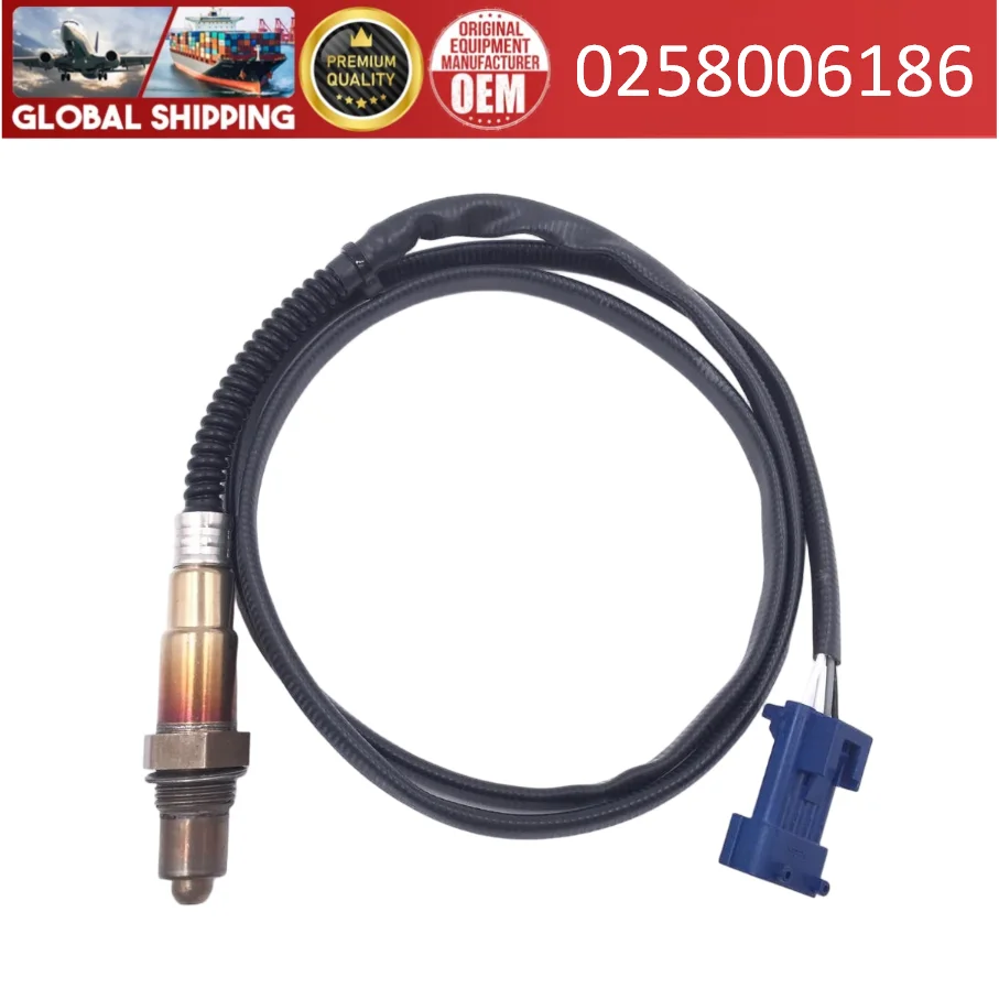 0258006186 Rear Oxygen Sensor For Peugeot 206 307 607 1628HV 1628CX#9636876680