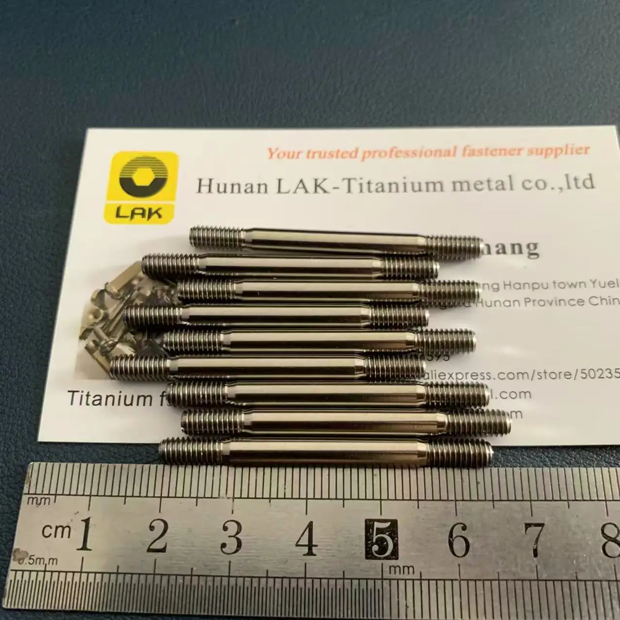 M4x9 RC برغي تيتانيوم/ربط دوار Gr5 Diameter4.0 الطول الإجمالي 50 55 67 70 140