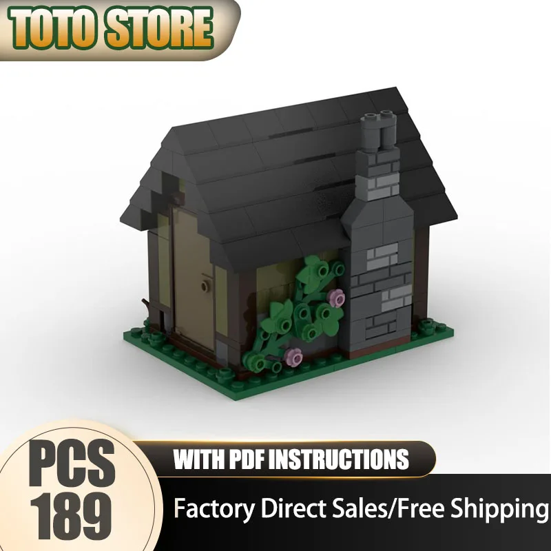 

City Street View Model Moc Building Blocks Modular Medieval Home 1 Model Technology Brick Assembly Construction Toy Holiday