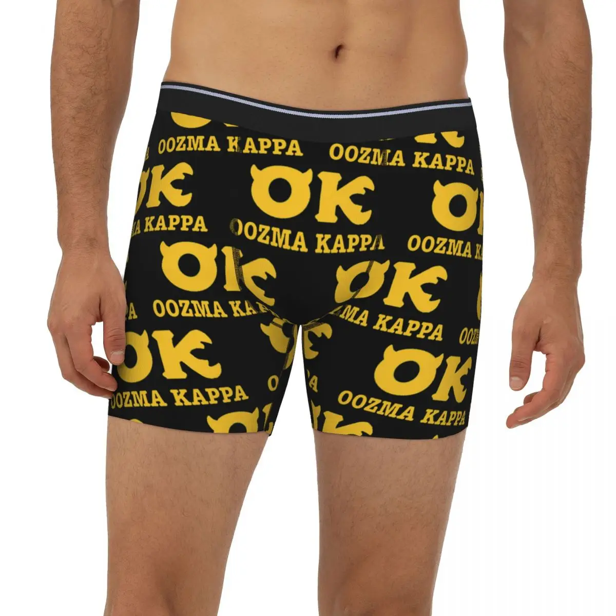

Мягкие длинные трусы-боксеры Oozma Kappa OK, короткие мужские трусы, дышащее нижнее белье для мужчин, подарки бойфренду