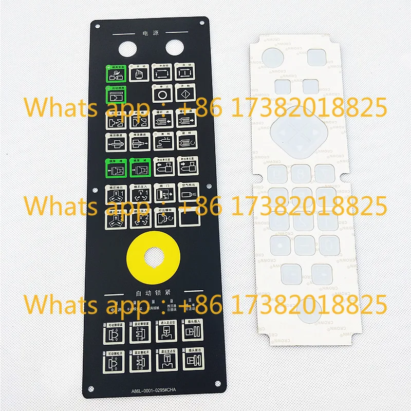 molding machine button film button board sticker mask paper operation button panel A86L-0295