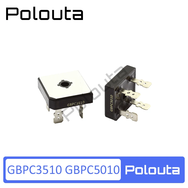 Polouta Gbpc5010 Gbpc3510 S35vb100 Single-Phase Bridge Rectifier Skateboard Support High Current Capacitor Protection Board