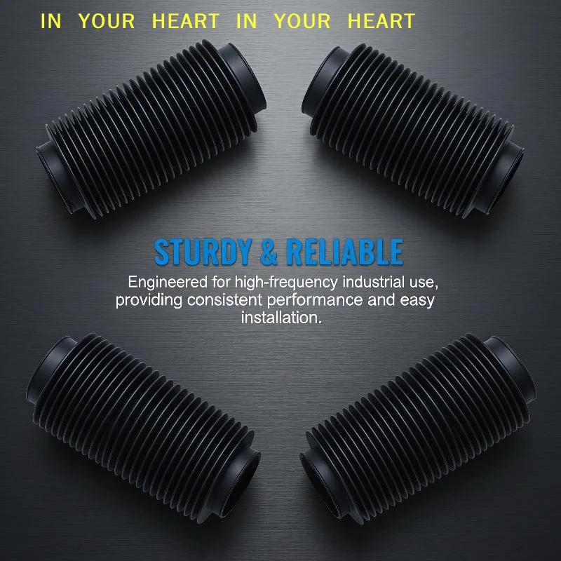 【X】Rubber Corrugated Sleeve Flexible Moulded Bellows Oil Resistant Nitrile for Garden Irrigation Pipe Joint Sealing
