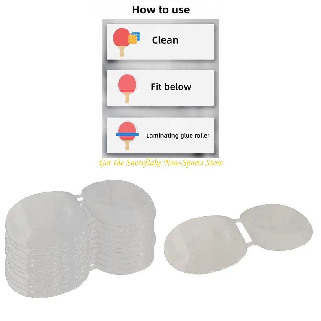 

E56d 10pcs Table Tennis Protector Plind Пленка настольный теннис пленка с царапиной, прозрачная пленка, пленка, обложка защиты