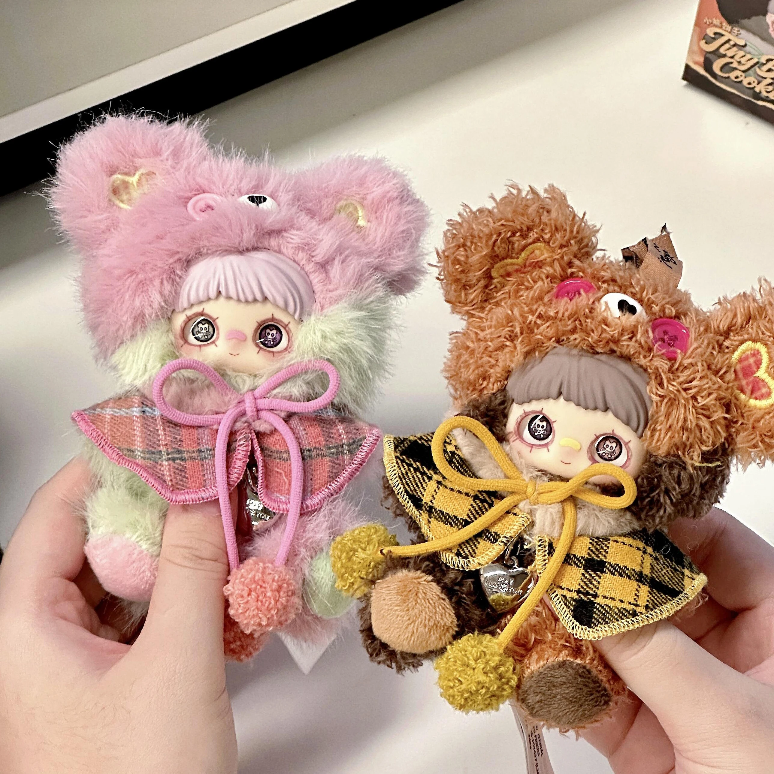 オリジナル正規品メイメイ小さなクマのクッキーブラインドボックスぬいぐるみ飾りバッグパッケージハンギング女性誕生日ミステリーボックスギフト