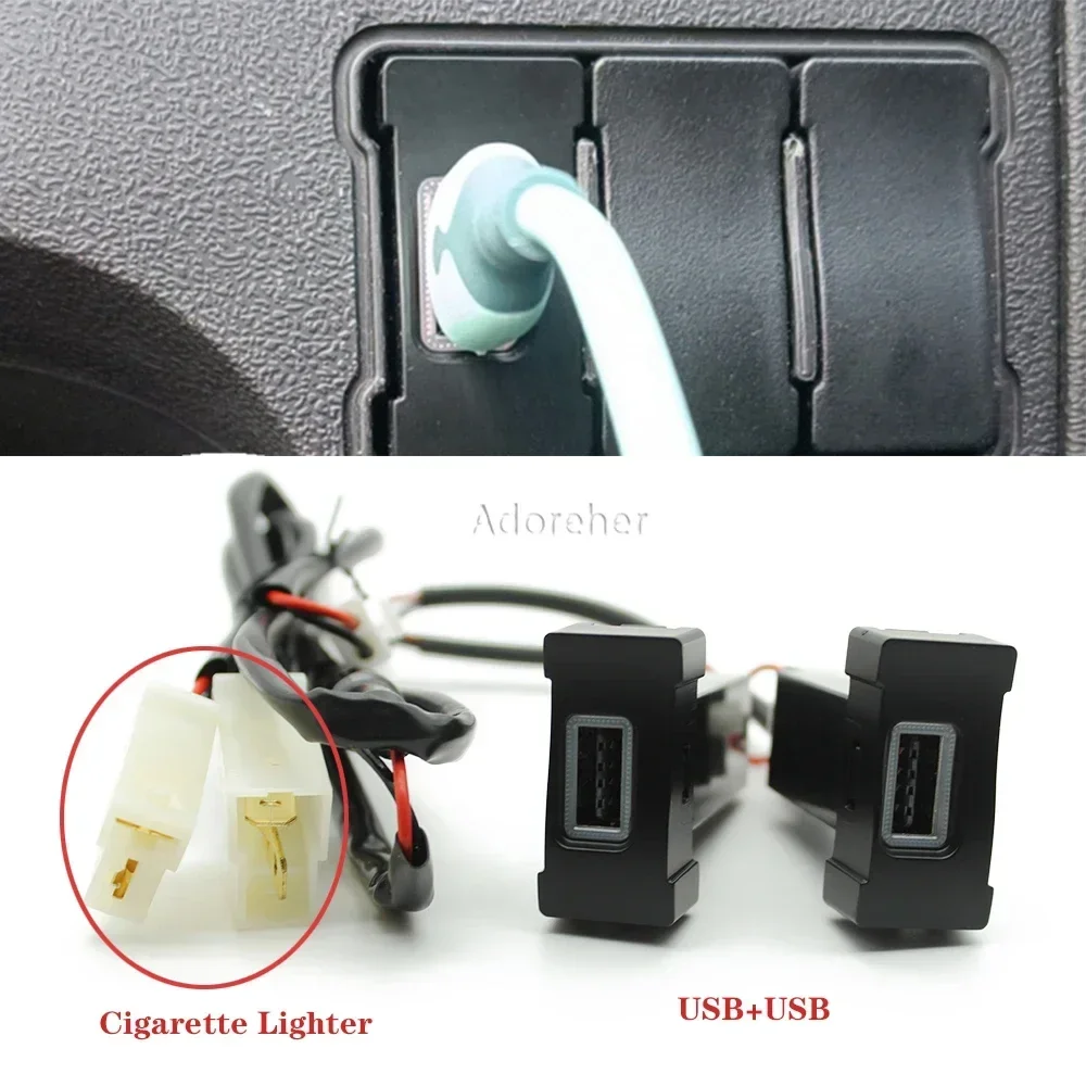 자동 듀얼 QC3.0 PD 급속 충전기, USB 포트 고속 충전기, 스마트폰 충전 어댑터, 인터페이스 소켓, Iveco Daily Axon