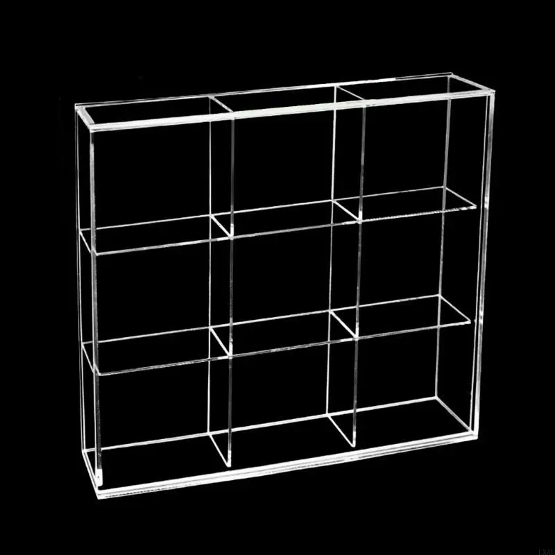 

Прозрачный чехол для значка, акриловый ящик для хранения с отделениями для значков и предметов коллекционирования