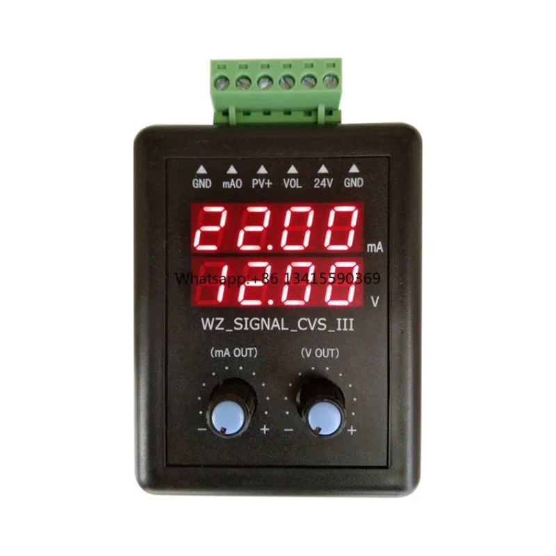 

Adjustable Current Voltage Signal Generator 0-11V 0-20mA 4-20mA Source Signal Simulator Voltage Signal Controller Debugging Tool