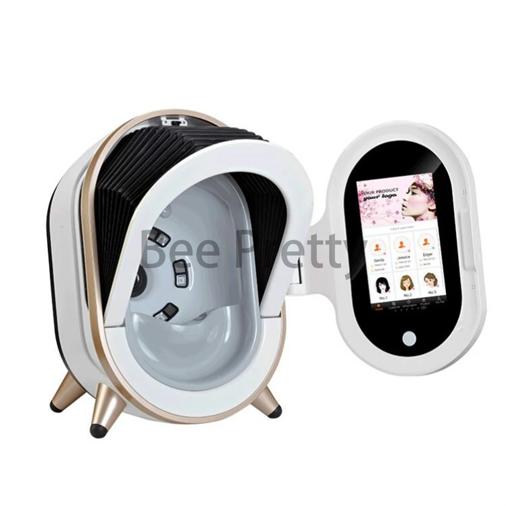 2023 most HD facial skin analyzer machine portable camera digital face tracking magic mirror skin analyzer beauty center