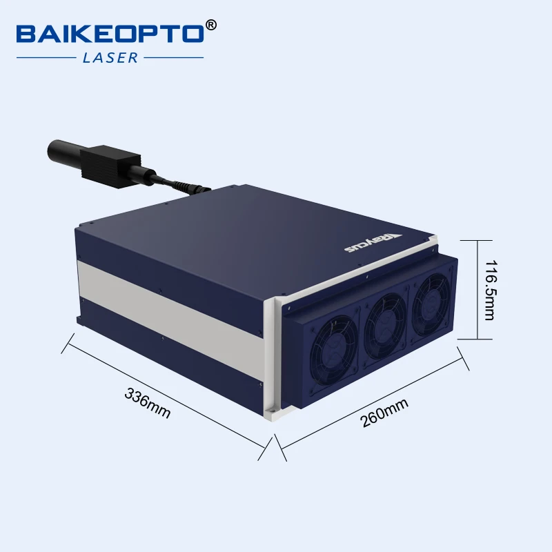 Draagbare Raycus RFL-P100QA 100W Q-switched pulsevezellaser