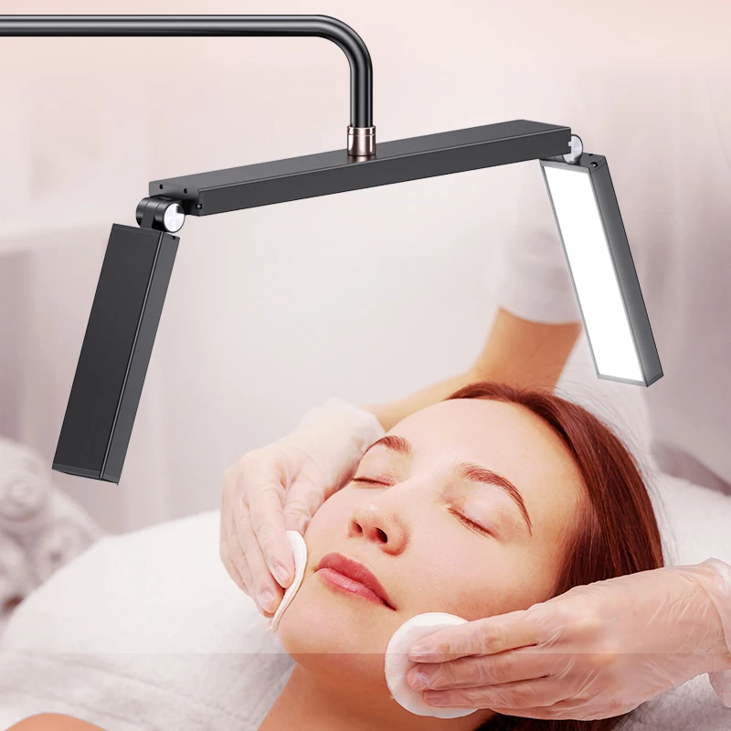 36Inch Arc LED Beauty Salon Moon Light 40W Lamp for Lashes with Phone Clip for Eyelash Eyebrow Grain Embroider Tattooing Artists