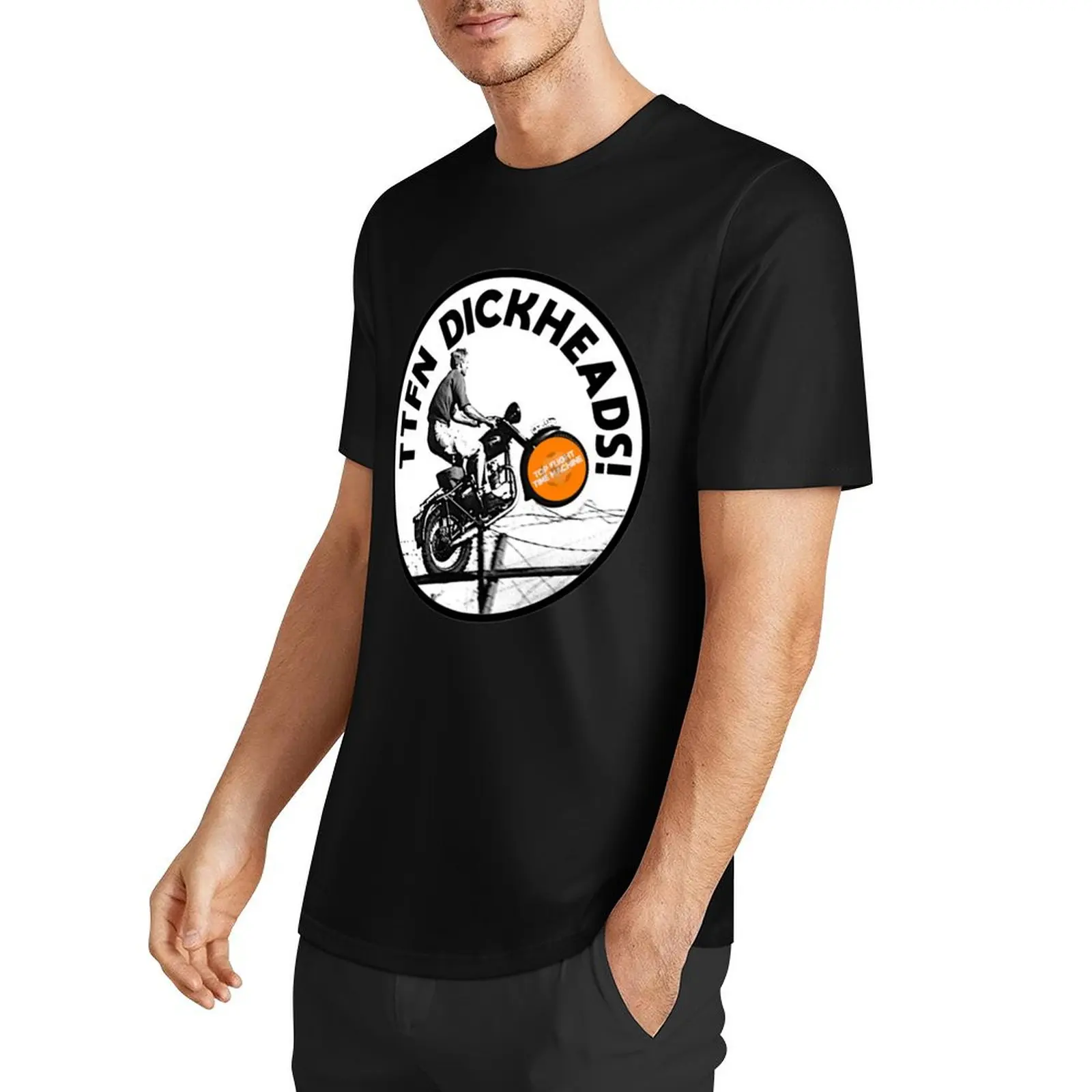 TTFN Dickheads! T-Shirt oversized summer clothes oversized t shirts for men