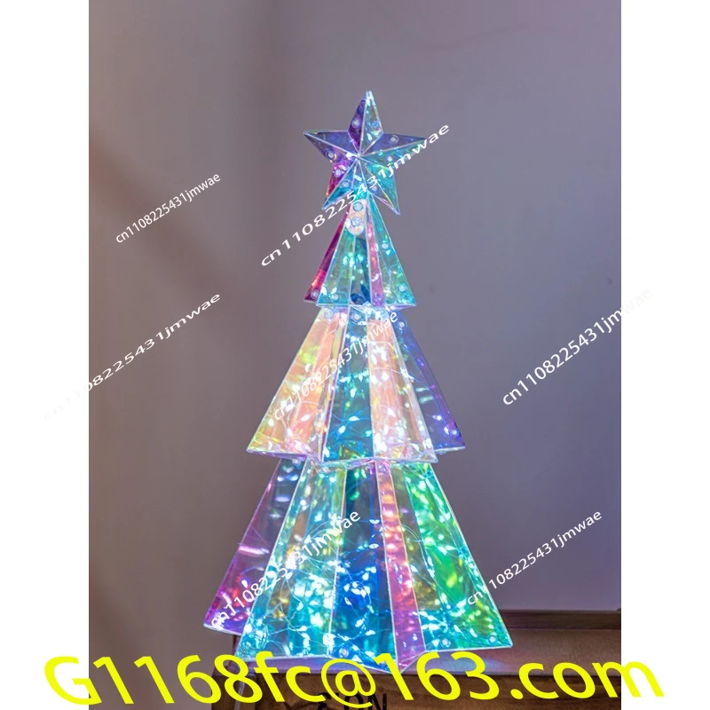 Christmas Tree Decoration Desktop Luminous Tree Creative Front Desk Festive Atmosphere Decoration Night Lights