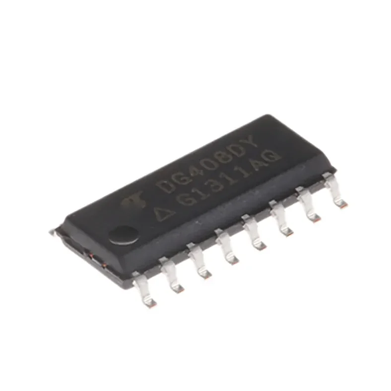 5PCS DG408DY NEW Original 8-Ch Dual 4-Ch CMOS Analog Multiplexers 100Ω 180ns 5V~36V DG408DY-T1-E3 100Ohm 8:1 IC MUX 16SOIC SOP16