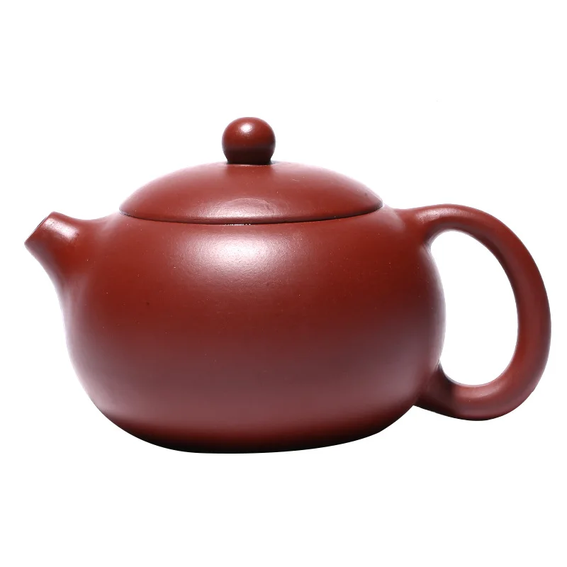 Dahongpao Xishi Pot Carved And Painted Tea SetZisha Teapot Yixing Handmade Kung-fu TeawarePurple Clay Drinkware For Puer