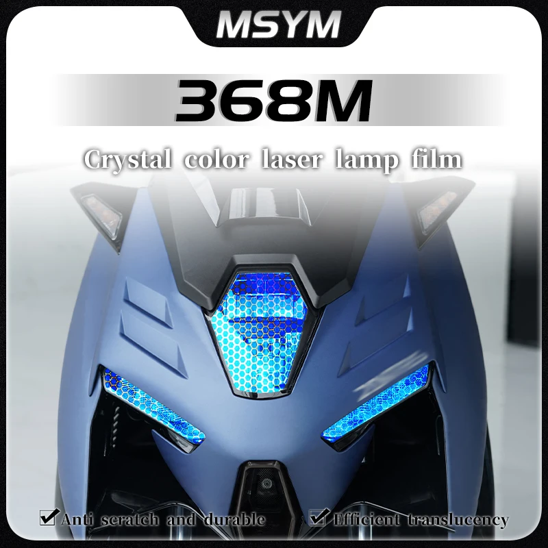 

For ZONTES 368M ZT368 M 368 m 2024 Honeycomb laser film headlight transparent film protective sticker modification accessories