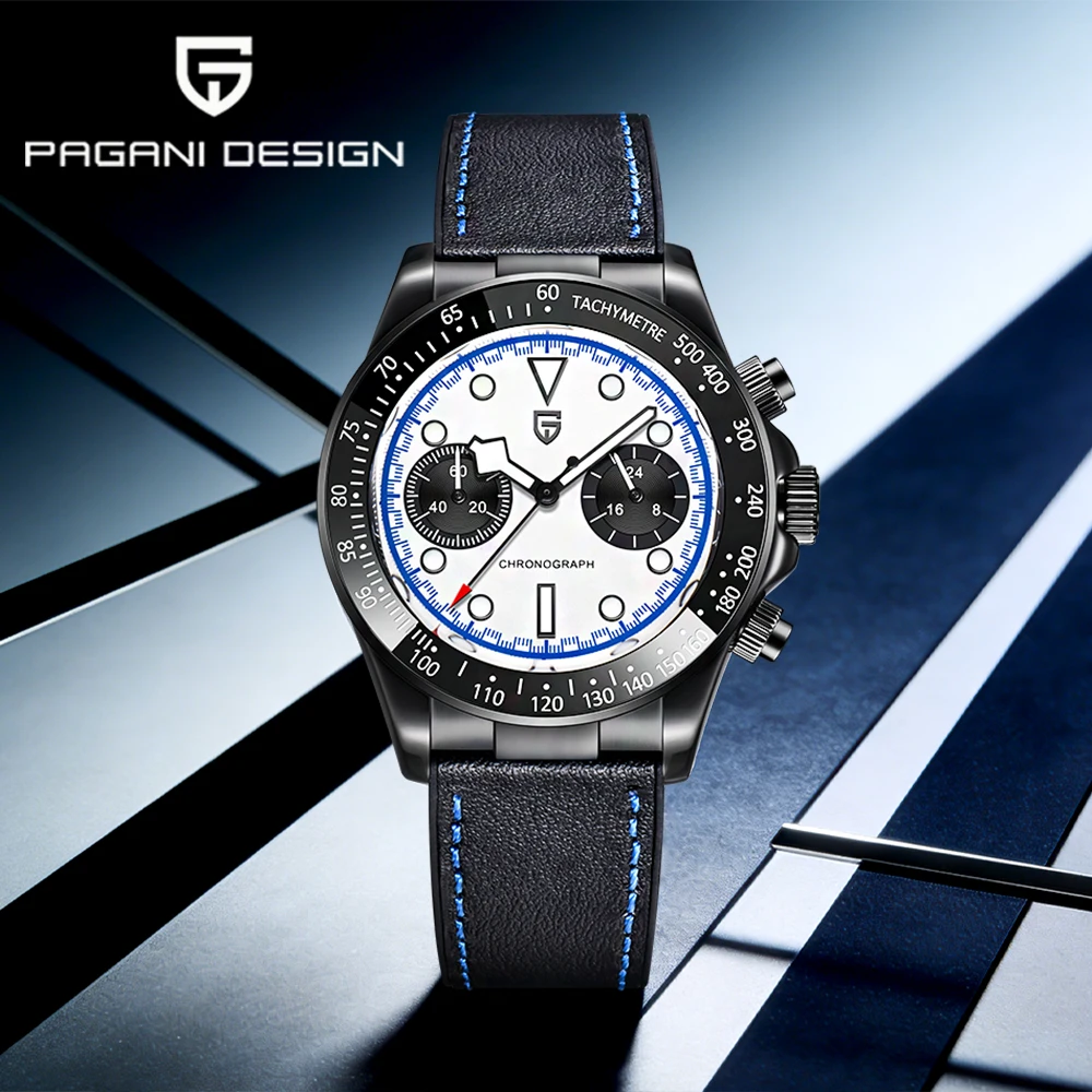Pagani design Watch 2026 new BB Panda Sports Chronograph fashion Quartz Watch men's racing waterproof Sapphire watch men's clock