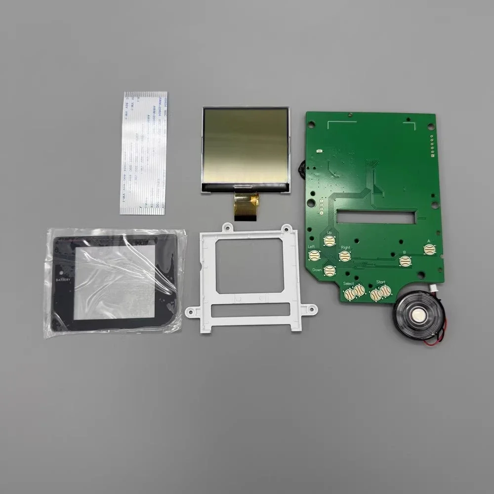 For GAMEBOY Highlight LCD Screen, Grey Release Screen, Point-to-point Original Size, Game Console Screen