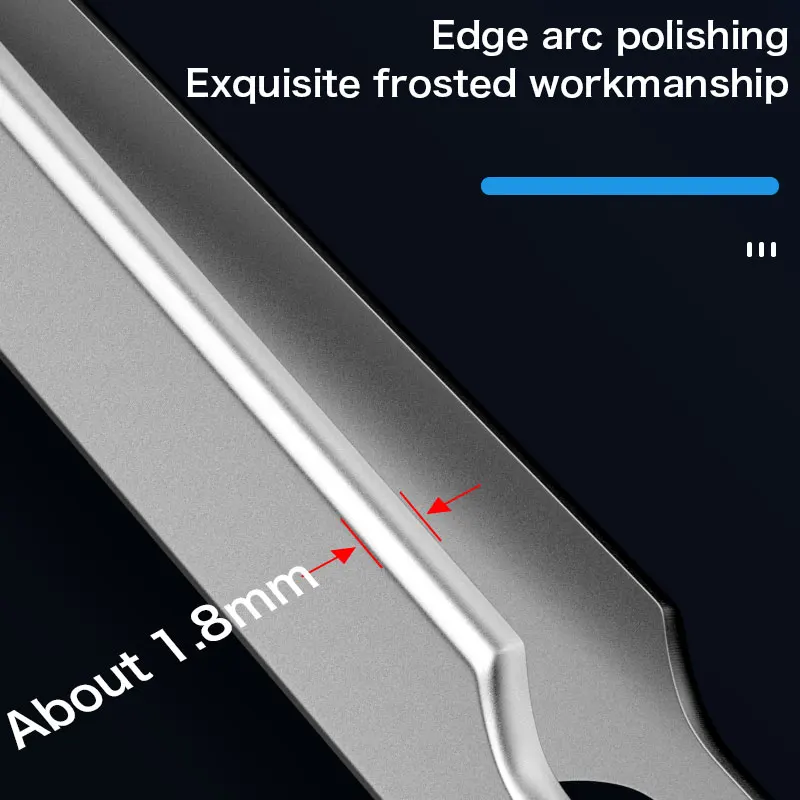 Stainless Steel Curved Pointed Tweezers, Anti-static, Extended Clip, Thickened And Anti Slip Electronic Phone Repair Tool