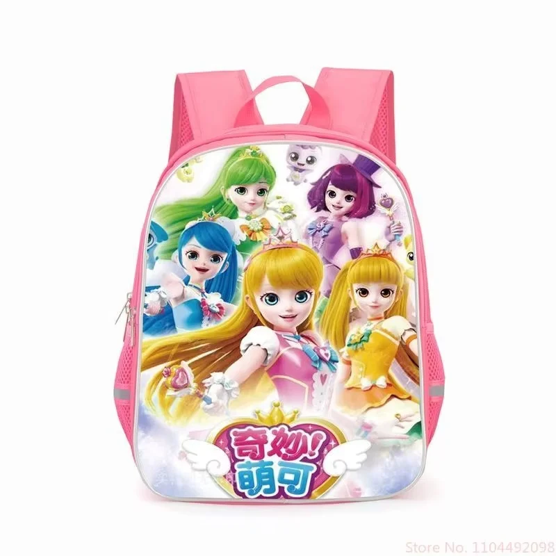 

Розовый рюкзак для девочек, школьная сумка принцессы с героями мультфильмов, детская сумка для книг для подростков, подарок на день рождения для начальной школы