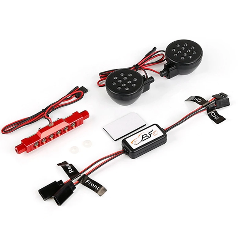 Voor- en achterlichtlamp met controller voor Hpi Rovan Km Baja 5B 1/5 RC auto-upgradeonderdelen