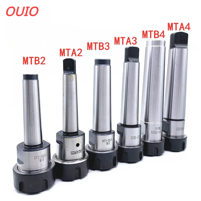 Imagem -03 - Ouio-primavera Collet Chuck Grupo Fresagem mt Chuck Máquina de Gravura Cnc Torno Suporte para Ferramentas Mt2 Mt3 Mt4 Er32 Pcs