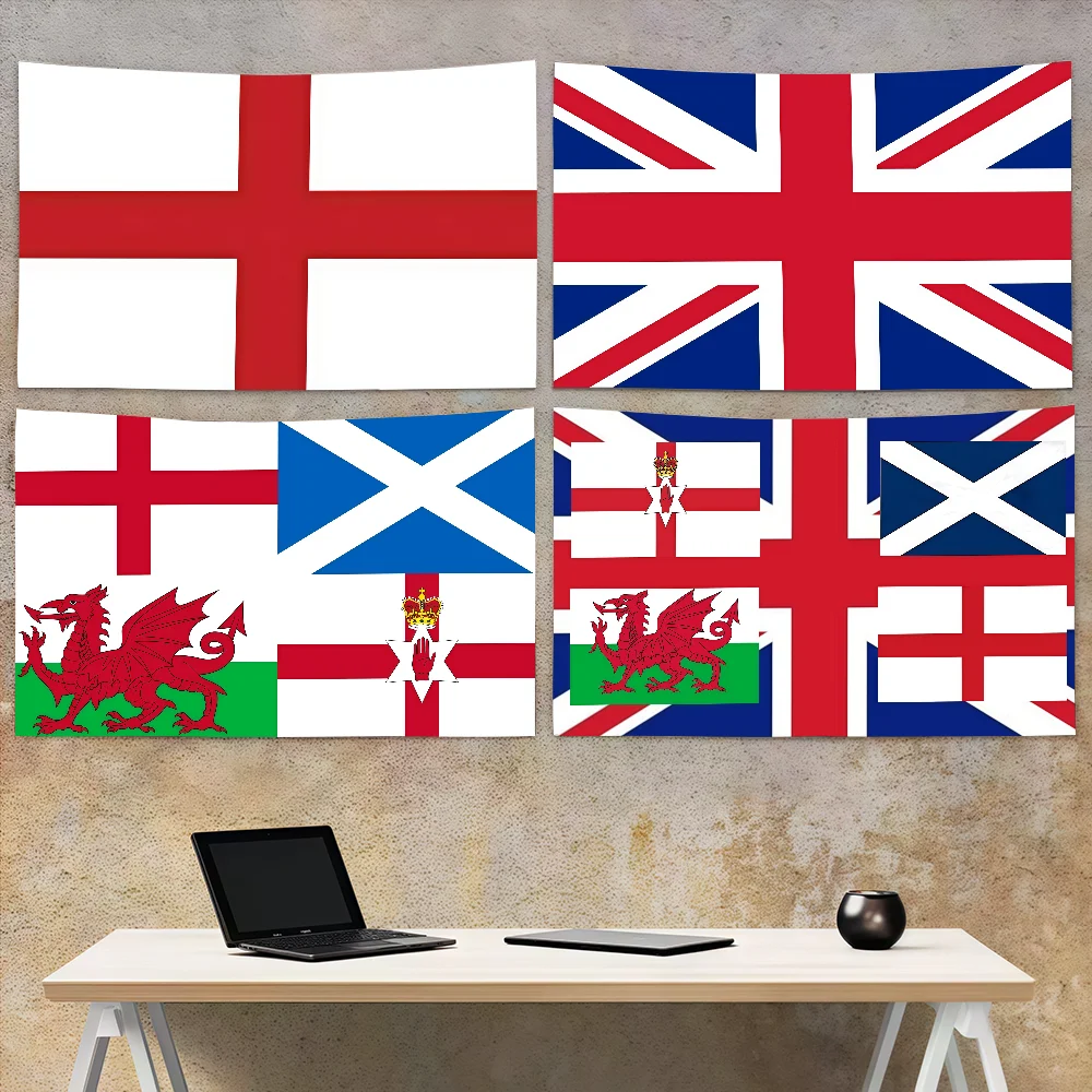 الصليب الأحمر المملكة المتحدة إنجلترا العلم العلم الديكور الفن نزهة حفلة المنزل معلقة التخييم في الهواء الطلق راية الحفلات