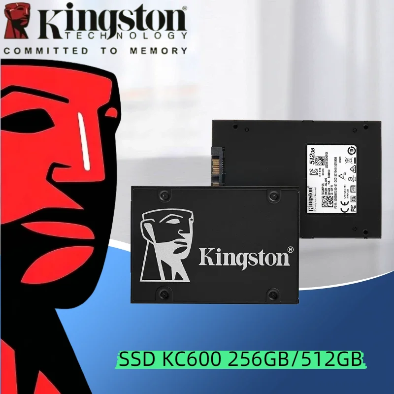 Kingston SSD KC600 2.5" SATA 3.0 Solid State Drive internal Hard Drive 1TB 2TB 3D TLC for Laptop and Desktop Computer