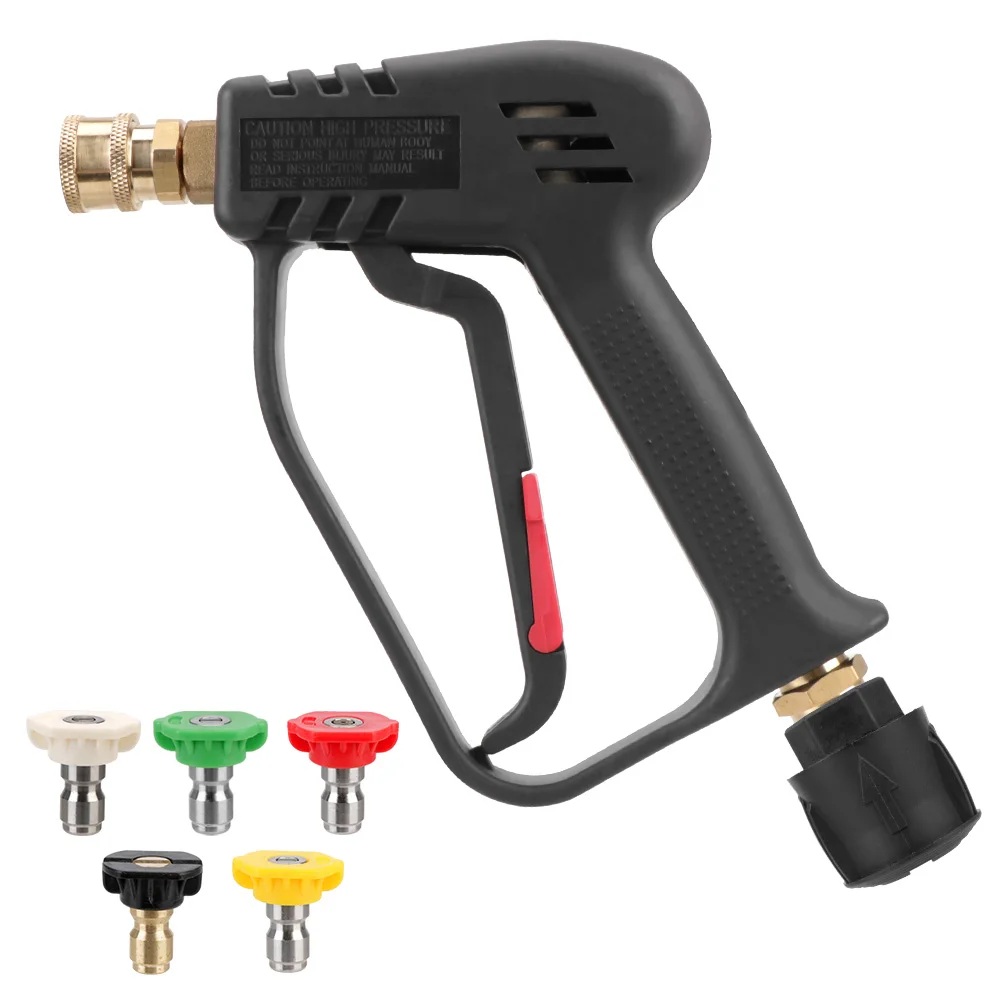 

Color Nozzle Kit for Car Cleaning with 5 Quick Connect High Pressure Cleaning Water Gun For Karcher/Nilfisk M22 14MM 4000PSI