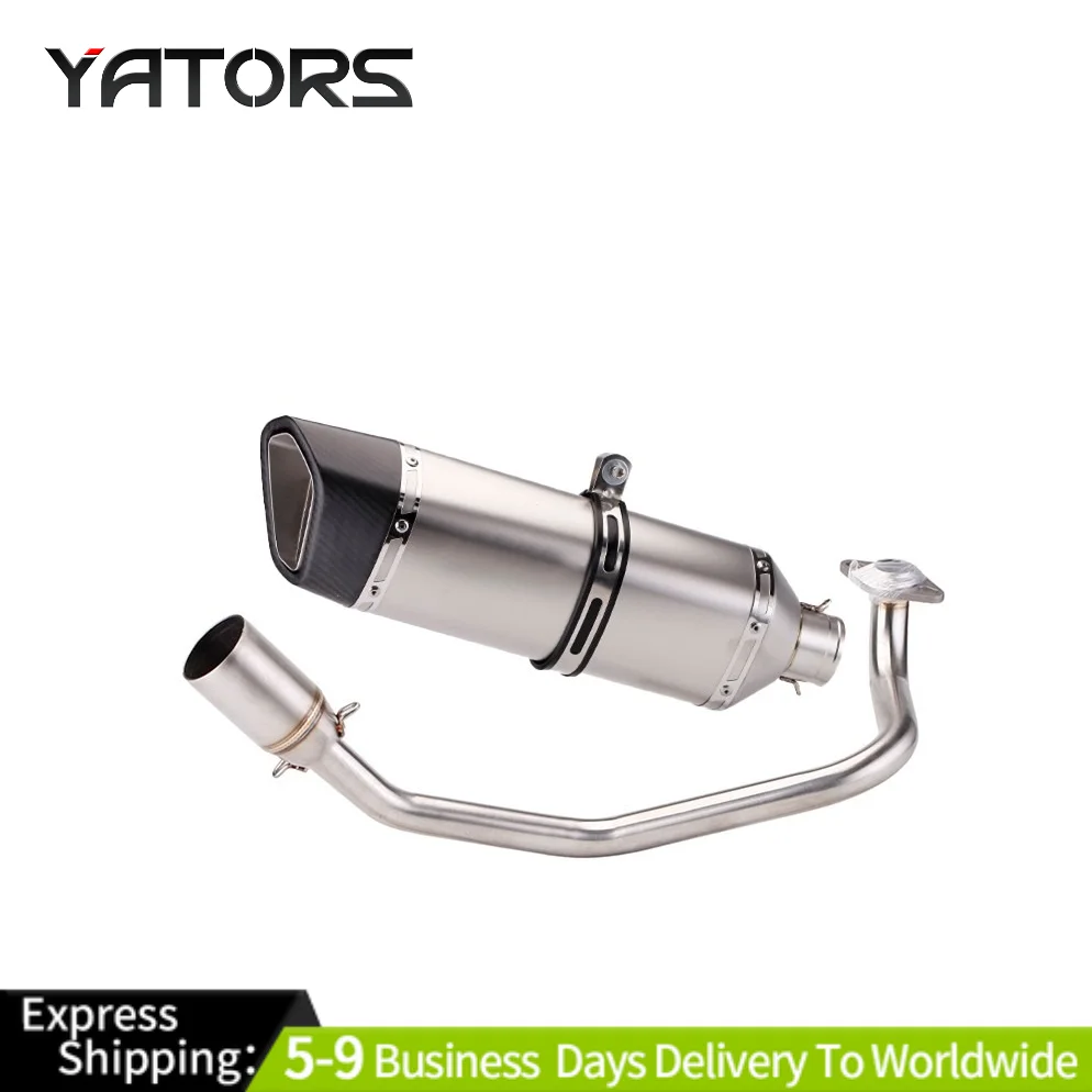 

For Honda ADV150 2019-2021 Slip On Exhaust Muffler Tips Header Front Link Pipe Exhaust Systems Exhausts Pipes